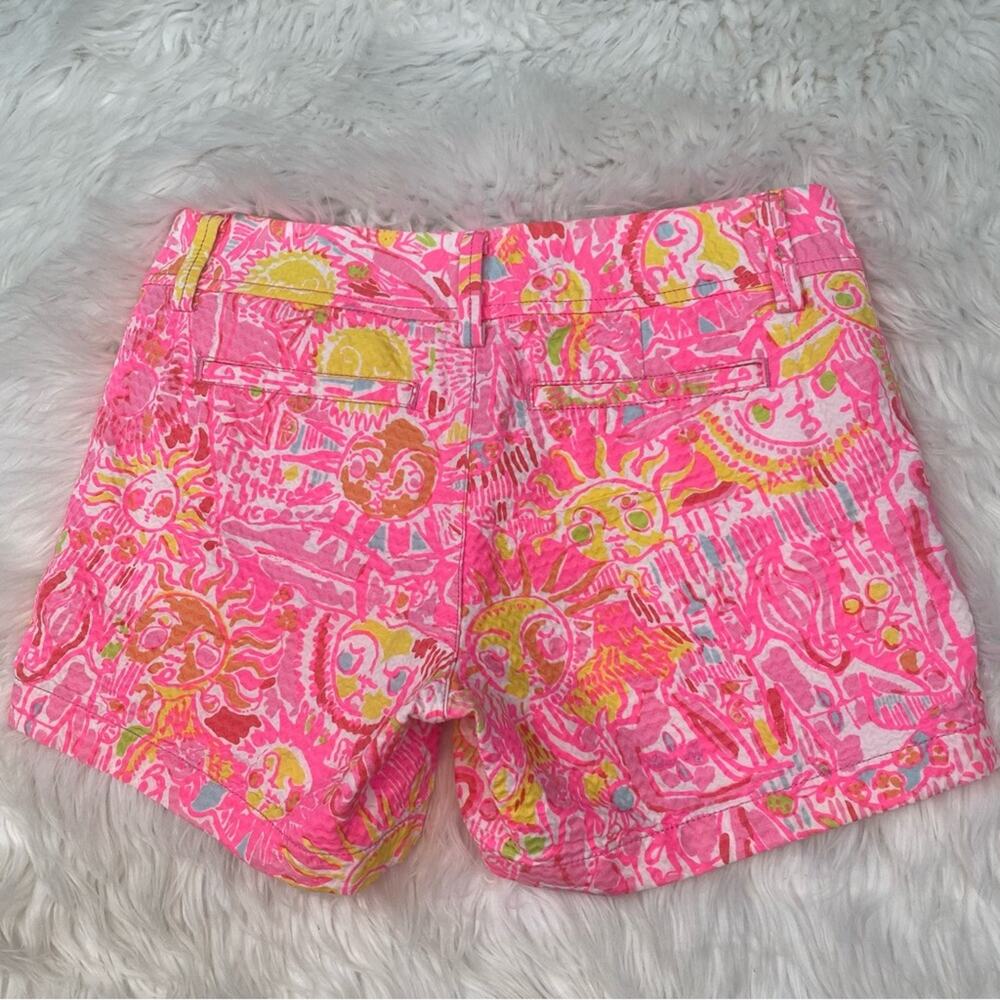 Lilly Pulitzer Callahan Jacquard Shorts Size 0 More Kinks In‎ The Keys Pink Pout - Picture 6 of 10